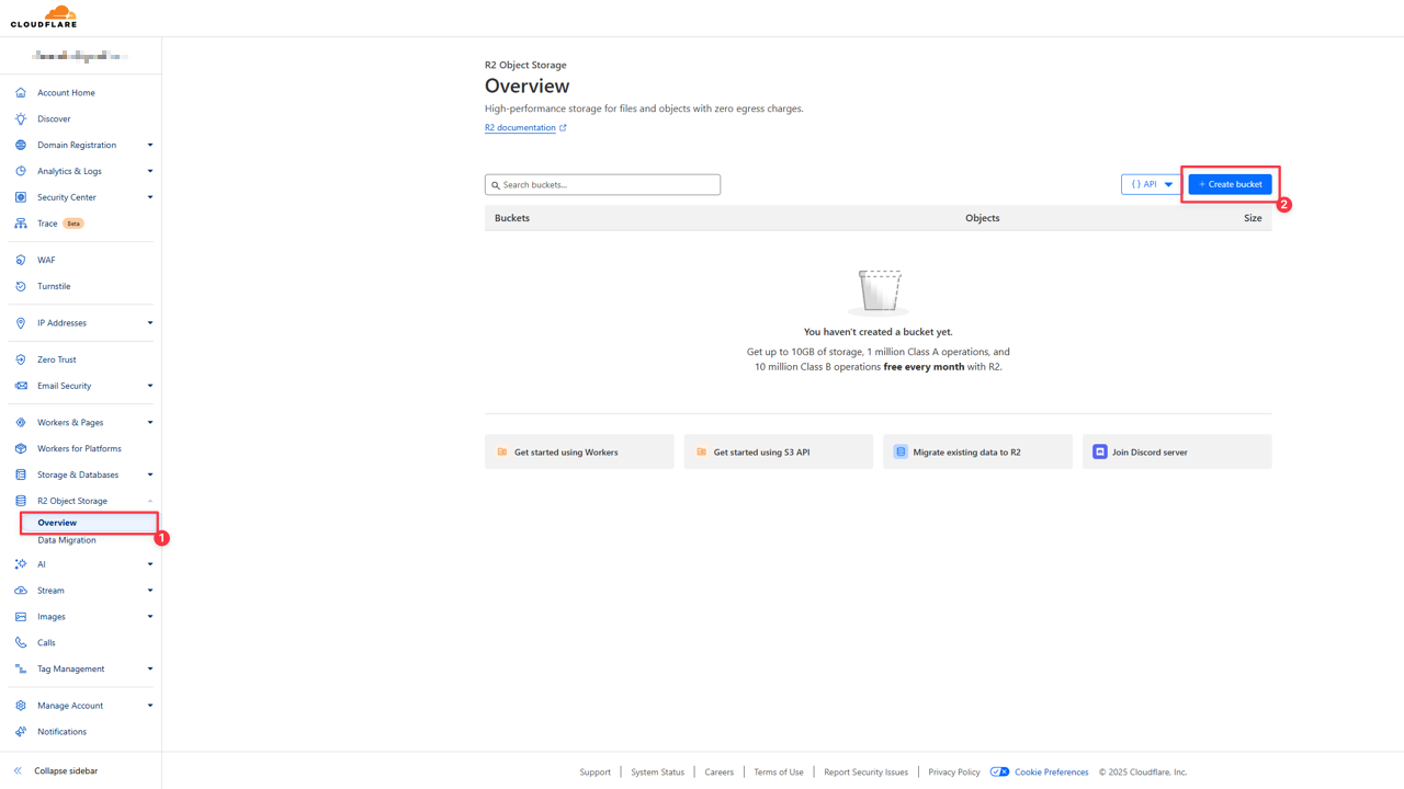 Testomatio - Create a new bucket